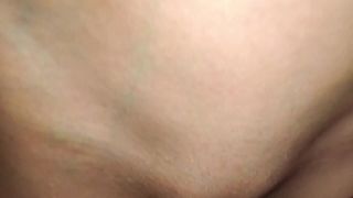 Horny shaved teen lets me record in closeup