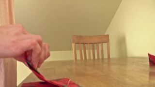 WeAreHairy - Krista - Wooden Table