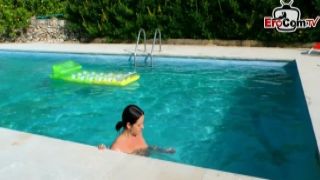 german amateur girl next door fuck in pool