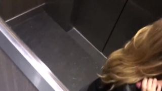 kittycashew BoyGirl Suck Fuck in Elevator - Webcam Show