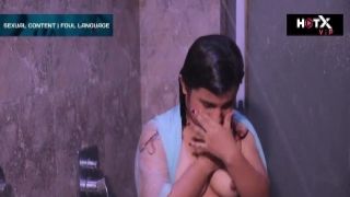 Desi Girl in bathroom with boyfriend