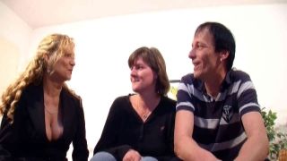 German Mature teach real old married Couple how to Fuck in 3 Some