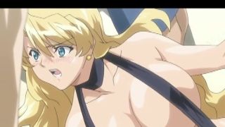 Busty anime hard fucked by lizard monster